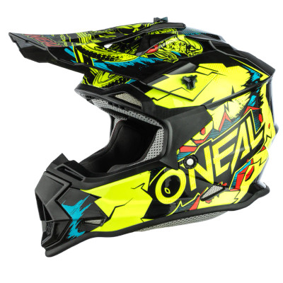 O'NEAL 2 SRS Youth Villain Helmet - Neon Yellow