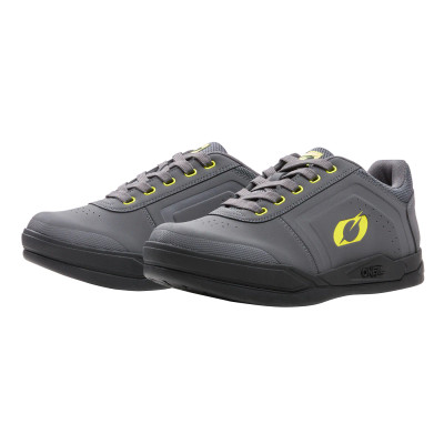 O'NEAL Pinned SPD Shoe - Gray/Neon Yellow