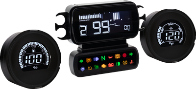 KOSO NORTH AMERICA D2 Gauge Kit - LCD - Harley Davidson - Baggers