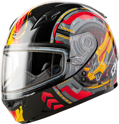 GMAX GM-49Y Charge Snow Helmet (2026) - Red/Yellow