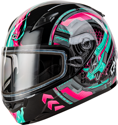 GMAX GM-49Y Charge Snow Helmet (2026) - Pink/Aqua