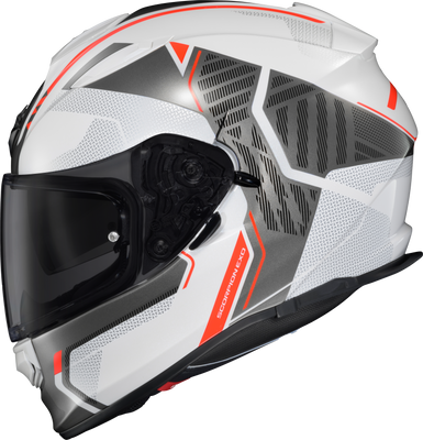 SCORPION EXO Ryzer Switch Full-Face Helmet - White/Grey