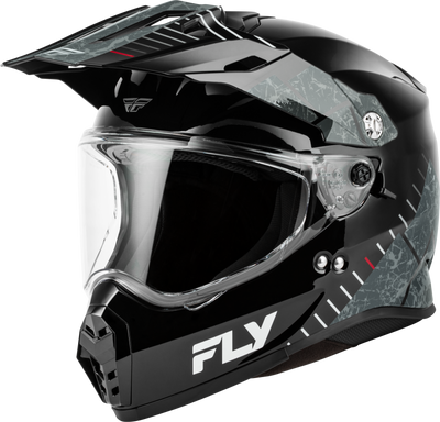 FLY RACING Trekker Granite Helmet - Black/Grey
