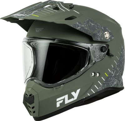 FLY RACING Trekker Granite Helmet - Sage/Grey