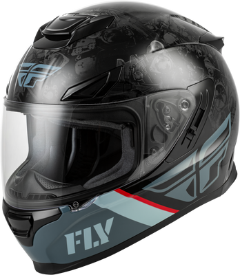 FLY RACING Sentinal Mech Helmet - black/grey/red 
