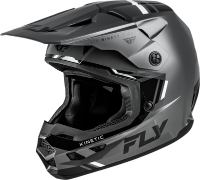 FLY RACING Kinetic Verdict Helmet - grey/black/white 