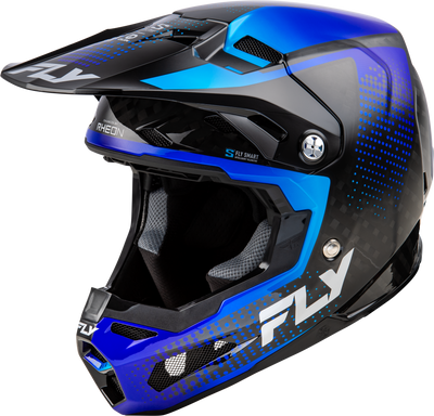 FLY RACING Formula S Carbon Protocol - black carbon/blue 