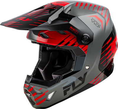 FLY RACING Formula CP Slice Helmet - grey/red/black 