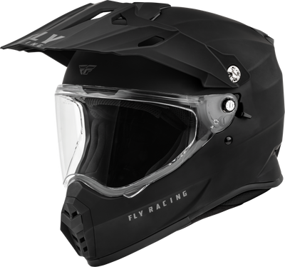 FLY RACING Trekker Solid Helmet - Matte Black