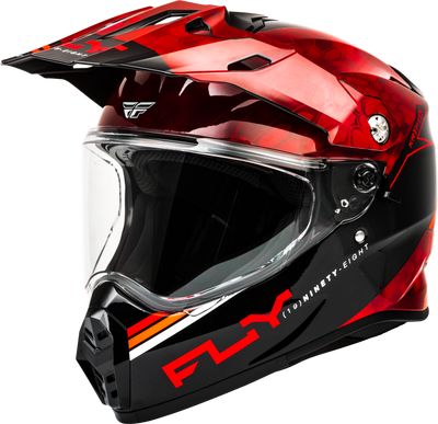 FLY RACING Trekker Kryptek Conceal Helmet - red/black 