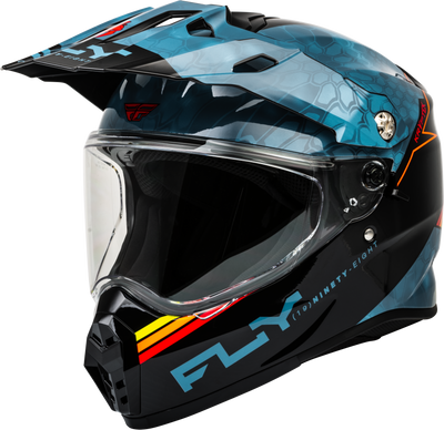FLY RACING Trekker Kryptek Conceal Helmet - slate/black/red 
