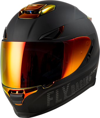 FLY RACING Sentinel Recon Helmet - matte black/fire chrome 