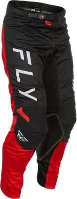 FLY RACING Kinetic Mesh Center Pants - black/white/red