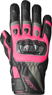 RST Ladie's Stunt III CE Glove - black / pink / grey 