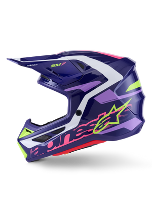 ALPINESTARS SM7 Deed Helmet - Purp/Pnk