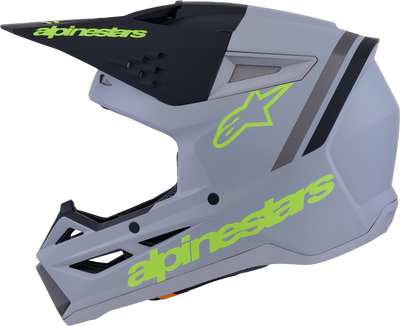 ALPINESTARS SM3 Radium Helmet - Gry/Blk/Ylw Fluo Matte 
