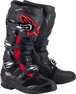ALPINESTARS Tech 7 Boots - Black/Red Fluo 