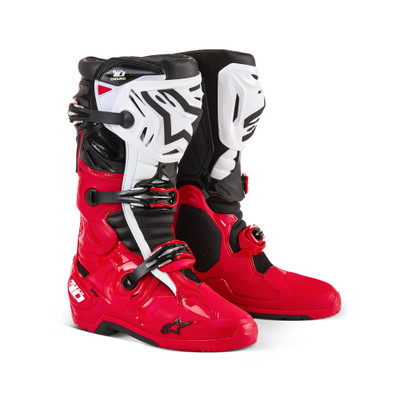 ALPINESTARS Tech 10 Enduro Boots - Bright Red/Black/White 