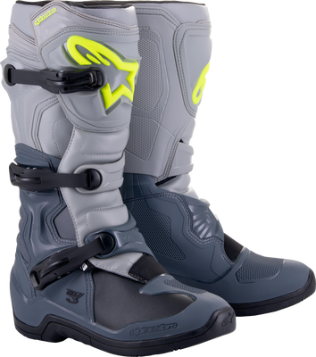 ALPINESTARS Tech 3 Boots - Dk Grey/Lt Grey/Blk