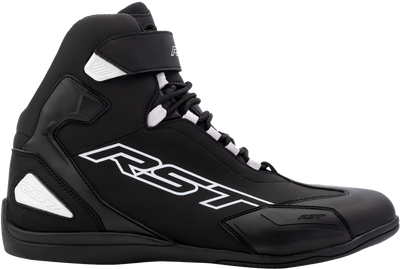 RST Sabre Moto CE Shoe - Black / Black / White