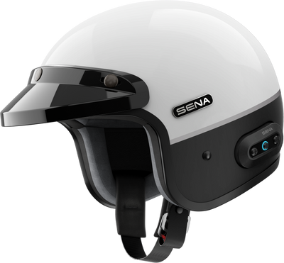 SENA Surge Helmet - Glossy White/Matte Black
