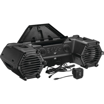 BOSS AUDIO ATV/UTV Speaker System - 8" Rack Mount