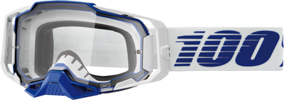 100% Armega Blue Goggles - Clear