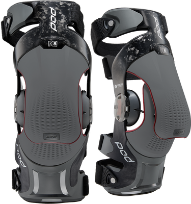 POD K8 3.0 Knee Brace (Pair) - Carbon/Graphite