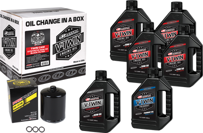MAXIMA V-Twin Syn Change Kit TC - Black Filter