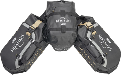 GIVI CANYON ADV MODULAR BASE W/BAGS TWO 16L EA ONE 12L