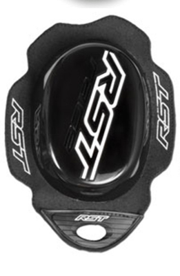 RST KNEE SLIDERS REVERSE VELCRO BLACK