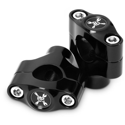 BURLY BRAND Hawk Riser Clamp For 1" Bar