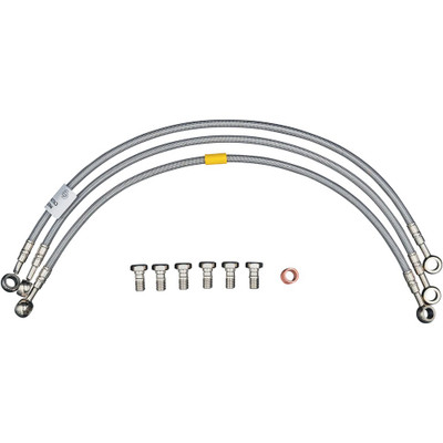 GBRAKES 2 LINE FRONT BRAKELINE KIT