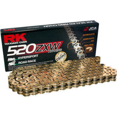 RK EXCEL GB525ZXW DRIVE CHAIN GOLD 520 X 150