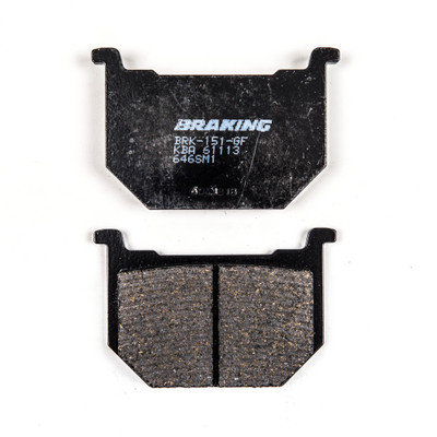 BRAKING BRAKE PAD SET SEMI-METALLIC