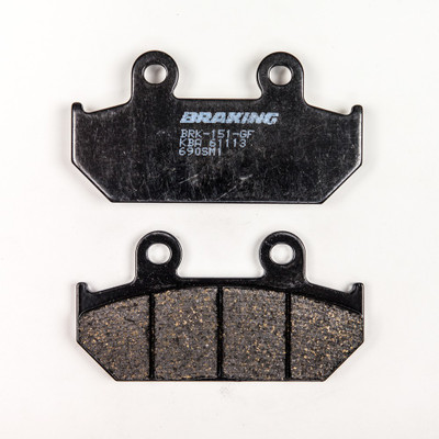 BRAKING BRAKE PAD SET SEMI-METALLIC