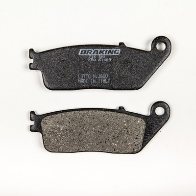 BRAKING BRAKE PAD SET SEMI-METALLIC
