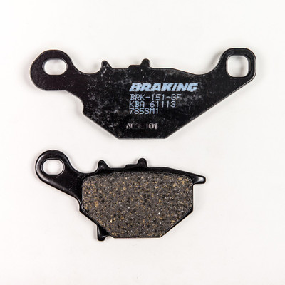 BRAKING BRAKE PAD SET SEMI-METALLIC