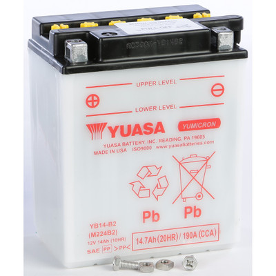 YUASA BATTERY YB14-B2 CONVENTIONAL