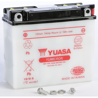 YUASA BATTERY YB7B-B CONVENTIONAL