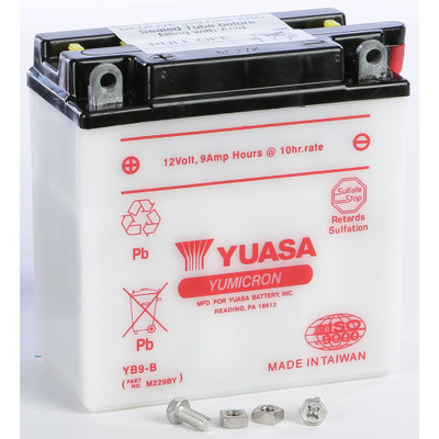 YUASA BATTERY YB9-B CONVENTIONAL