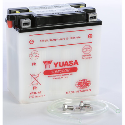 YUASA BATTERY YB9L-A2 CONVENTIONAL