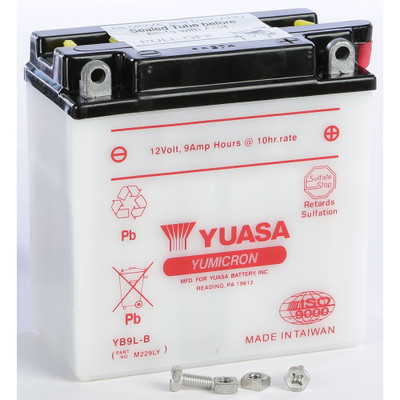 YUASA BATTERY YB9L-B CONVENTIONAL