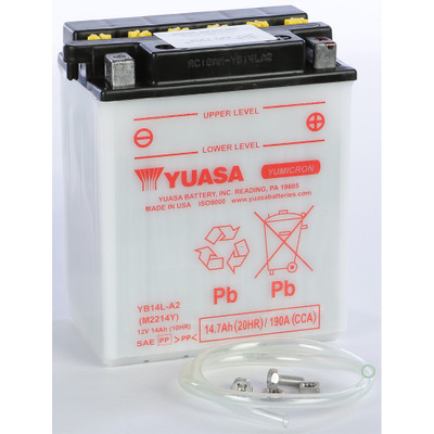 YUASA BATTERY YB14L-A2 CONVENTIONAL