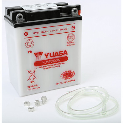 YUASA BATTERY YB12A-B CONVENTIONAL