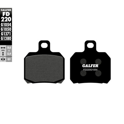 GALFER BRAKE PADS SEMI METALLIC FD220G1054