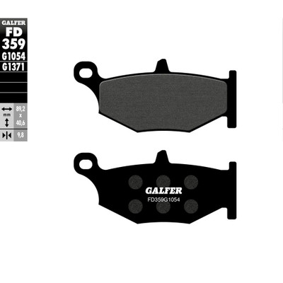 GALFER BRAKE PADS SEMI METALLIC FD359G1054