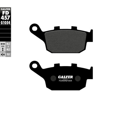 GALFER BRAKE PADS SEMI METALLIC FD457G1054