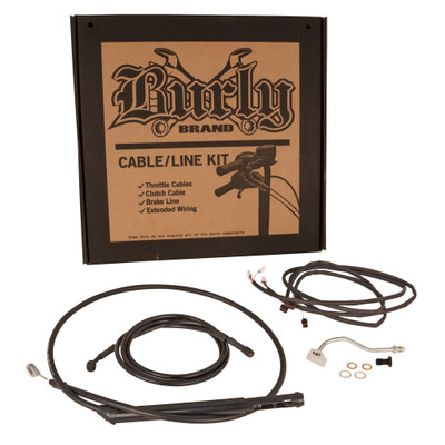 BURLY BRAND CNTRL KIT 15" BAGGER BLK `21-22 FLHT/CU/K/KL FLHX/S W/