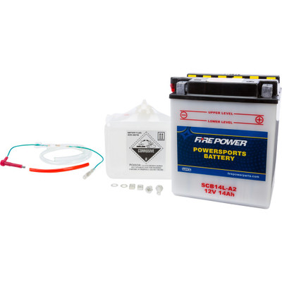 FIRE POWER BATTERY W/ACID SCB14L-A2 /SENS 12V HEAVY DUTY